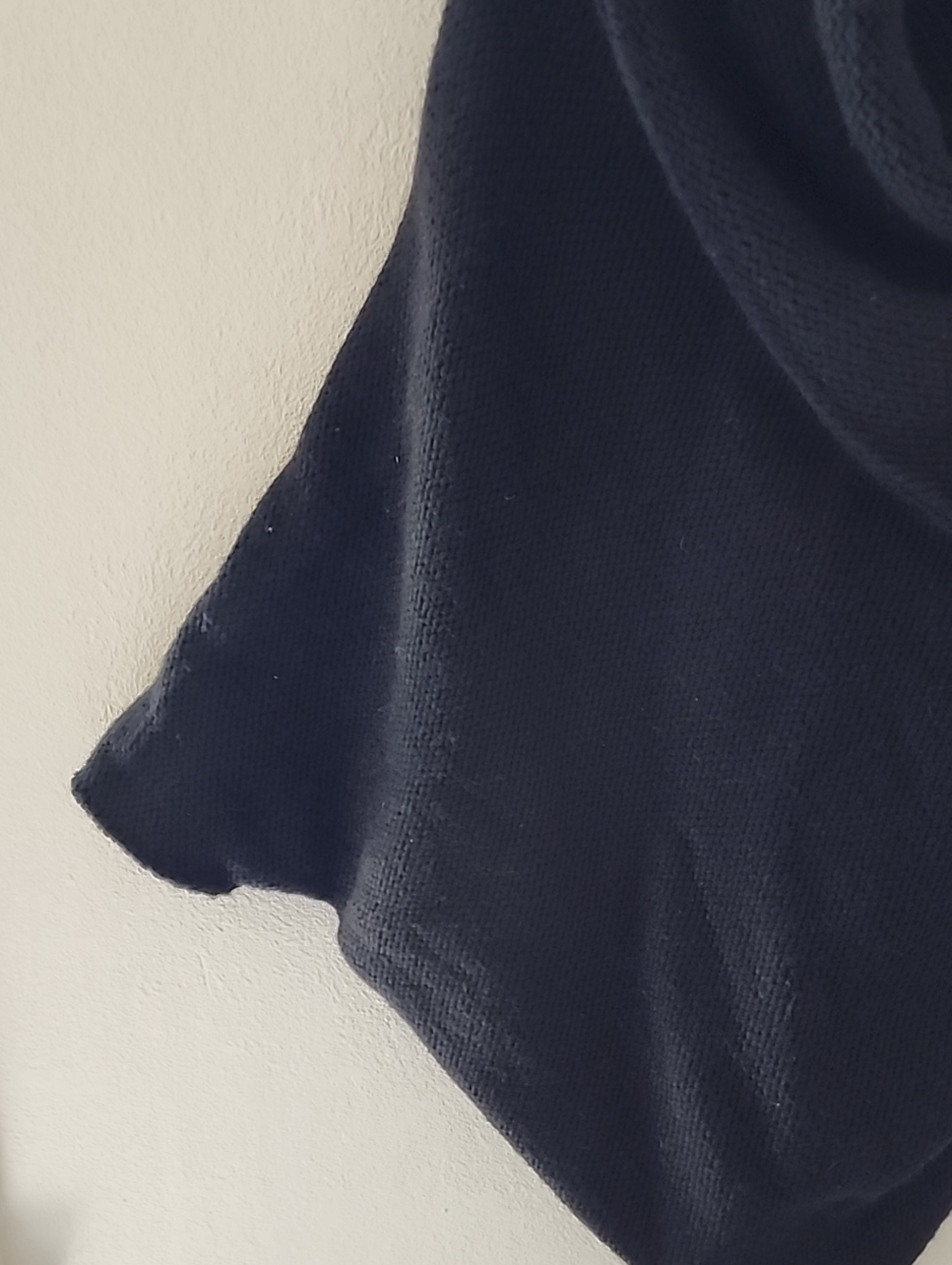 Marcella Palmer Knit Sweater Contemporary Asymmetric Wool Blend Black Sz Medium - Picture 5 of 15